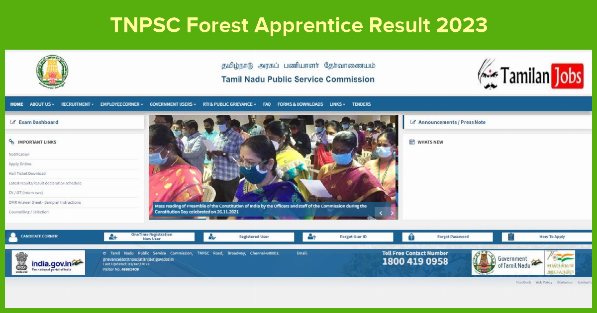 Tnpsc Forest Apprentice Result 2023