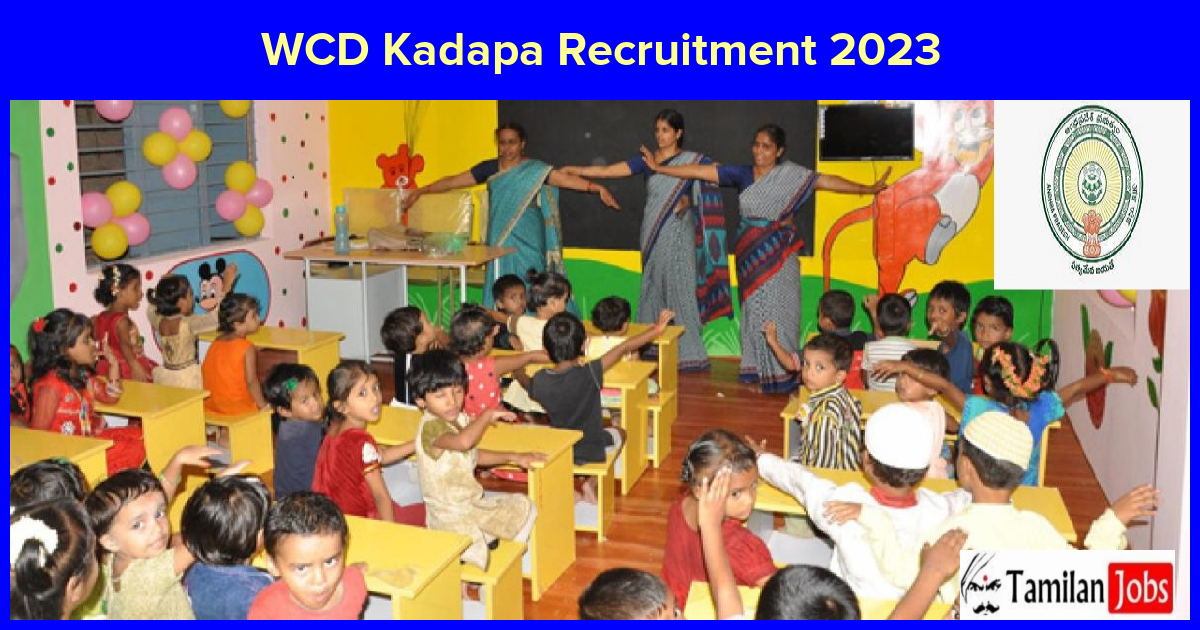 WCD Kadapa Recruitment 2023