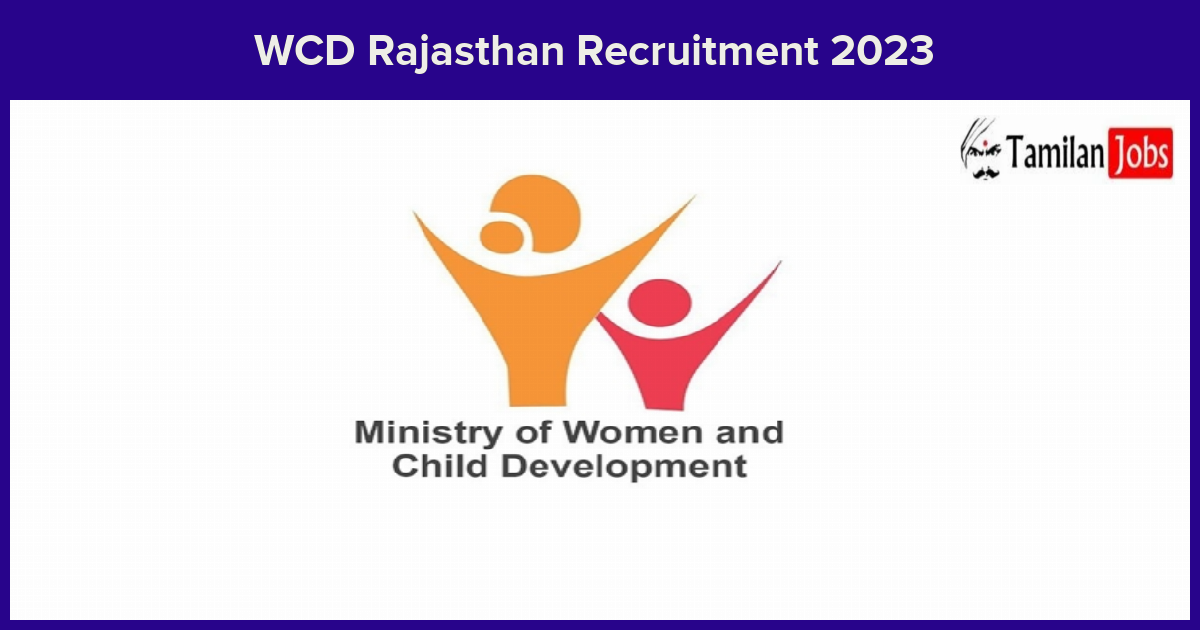WCD-Rajasthan-Recruitment-2023