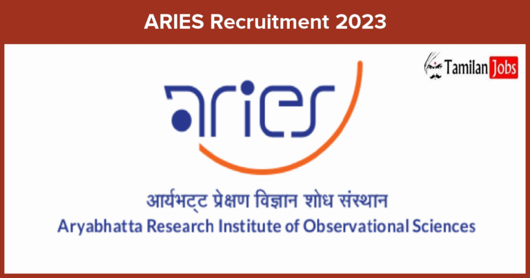 ARIES Recruitment 2023 Junior Officer, PA Jobs Apply Now!