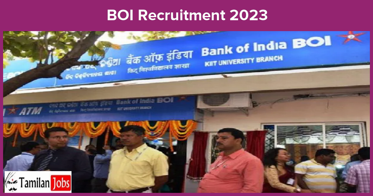 BOI Recruitment 2023