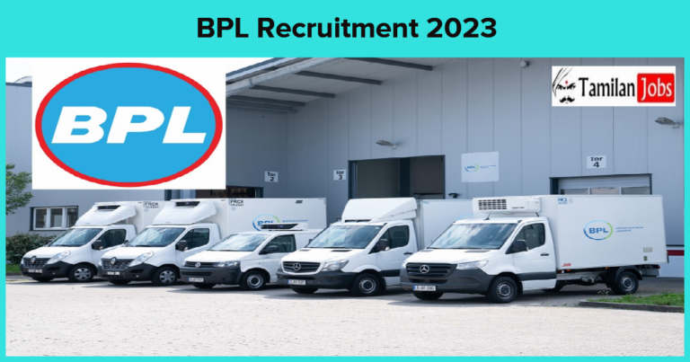 BPL Recruitment 2023