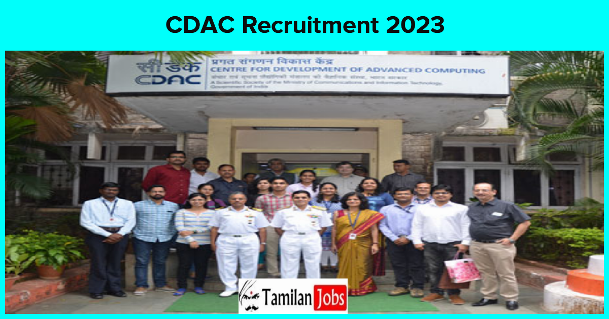 CDAC Recruitment 2023