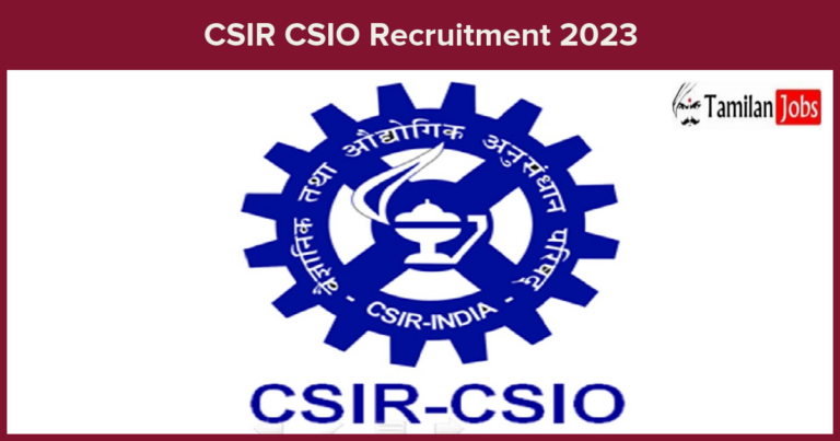 CSIR-CSIO-Recruitment-2023
