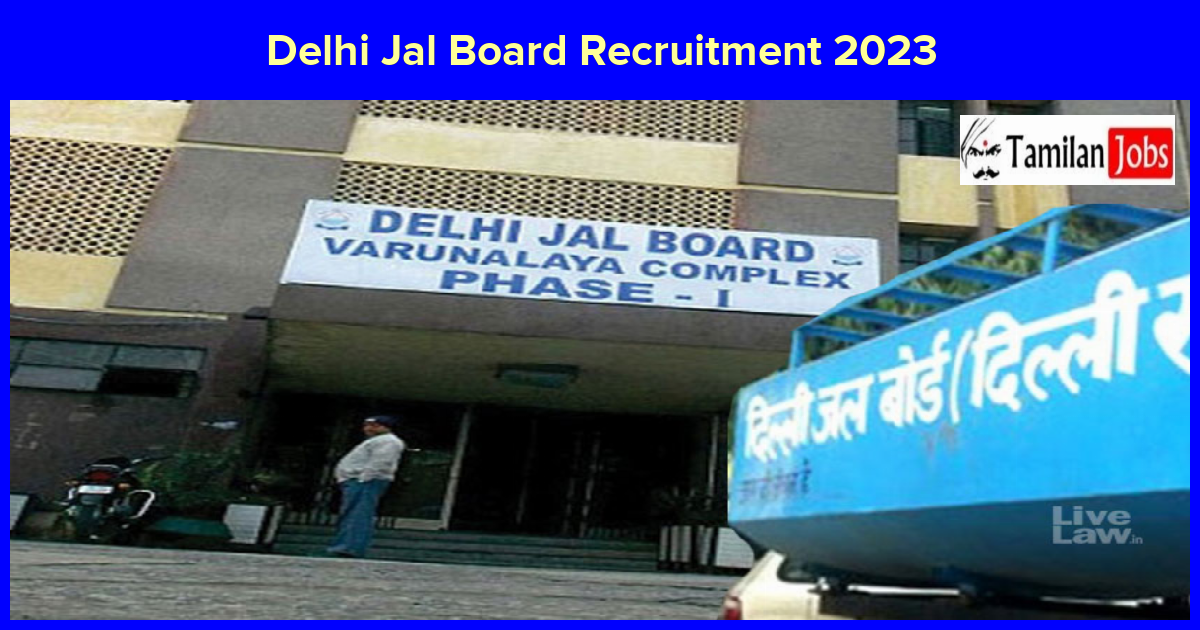 Delhi Jal Board Recruitment 2023