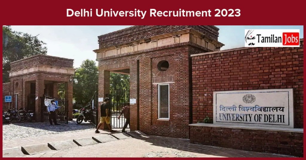 Delhi University Recruitment 2023 (OUT): Degree Holders Can Apply Delhi-University-Recruitment-2023
