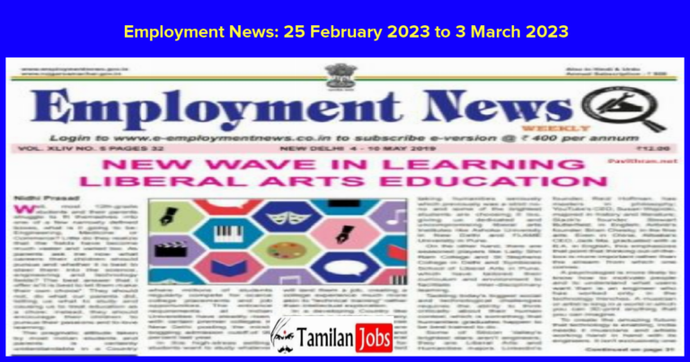 Employment News_ 25 February 2023 to 3 March 2023