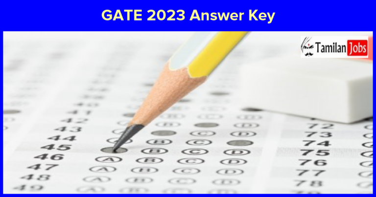 GATE 2023 Answer Key
