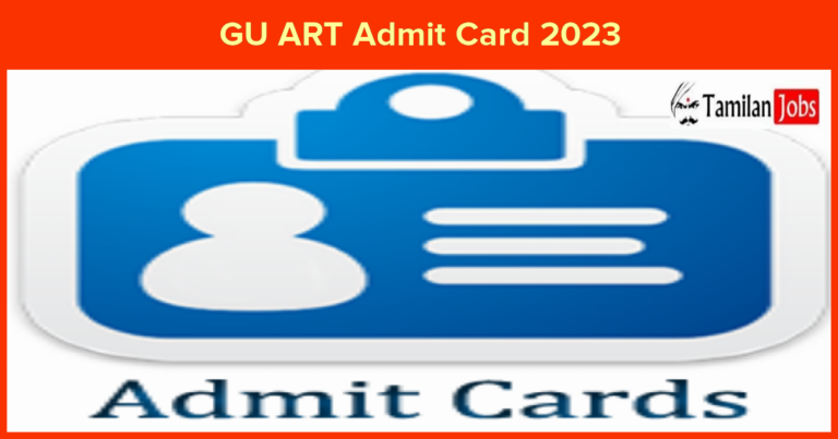 GU ART Admit Card 2023