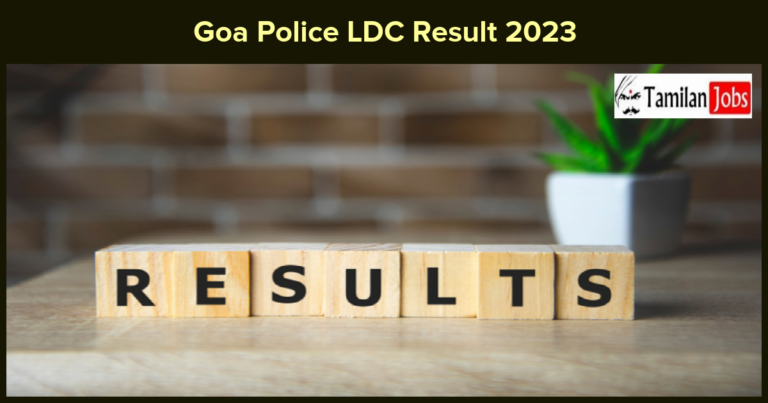 Goa Police LDC Result 2023