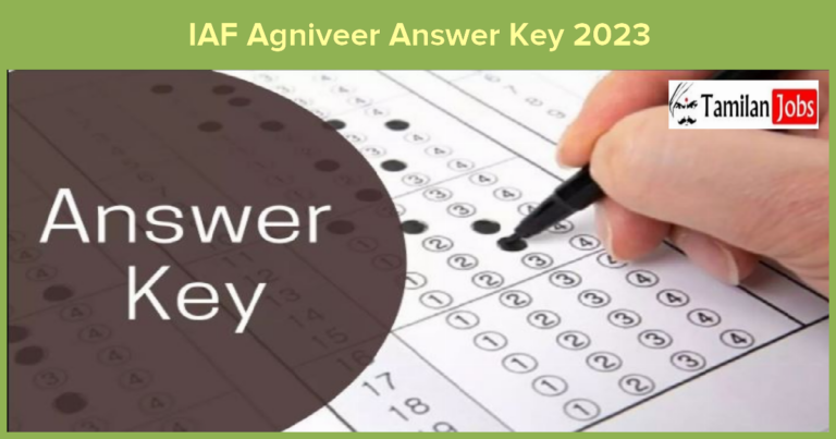 IAF Agniveer Answer Key 2023