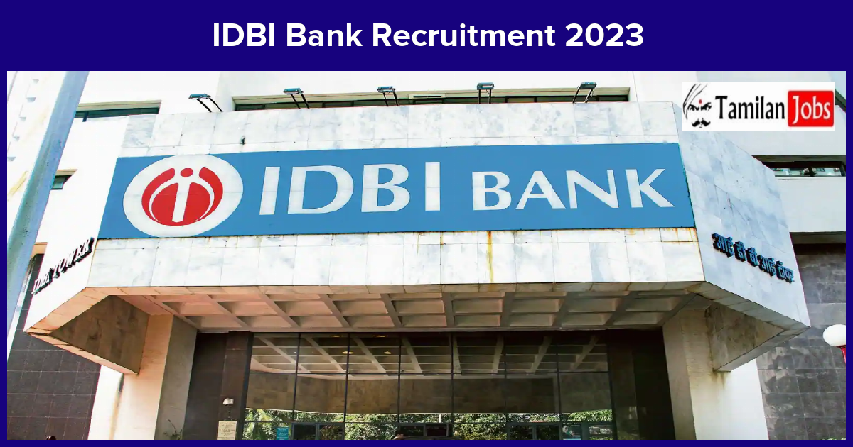 IDBI Bank Recruitment 2023