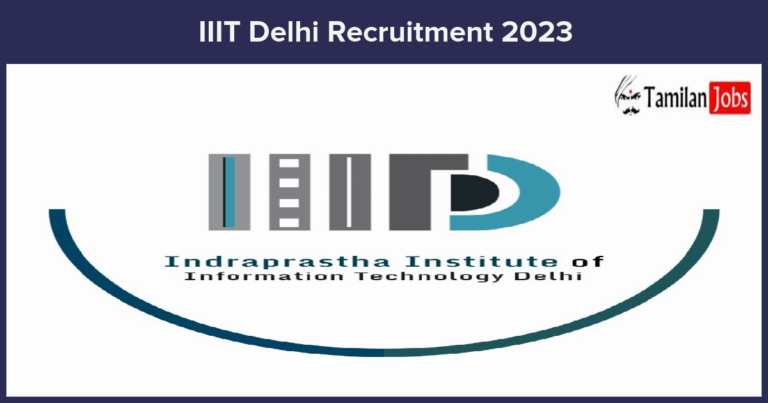 IIIT-Delhi-Recruitment-2023