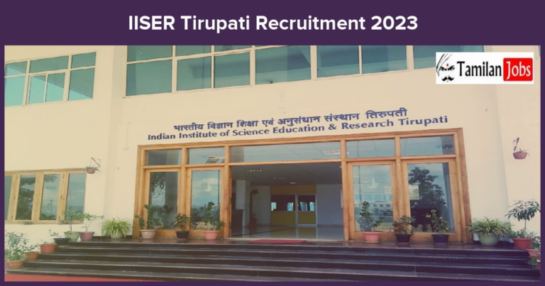IISER-Tirupati-Recruitment-2023