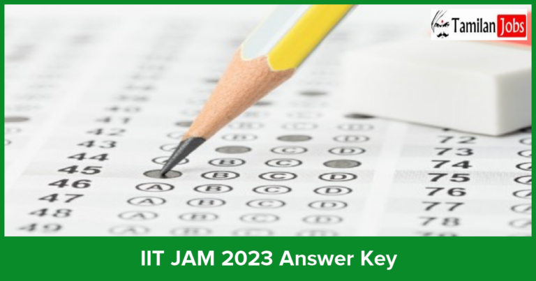 IIT JAM 2023 Answer Key