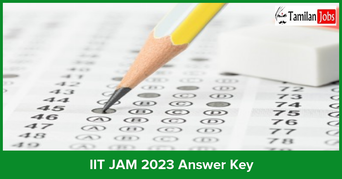 IIT JAM 2023 Answer Key