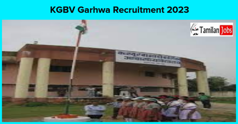 KGBV Garhwa Recruitment 2023