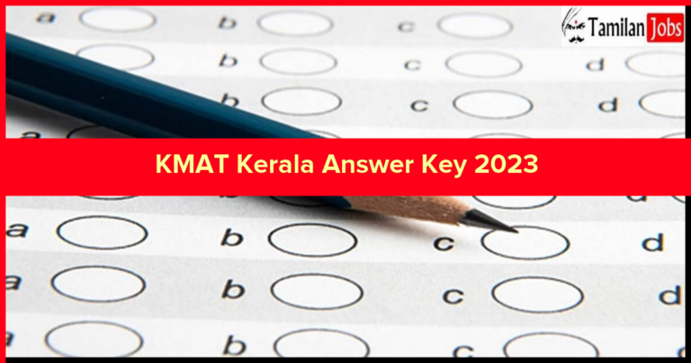 KMAT Kerala Answer Key 2023