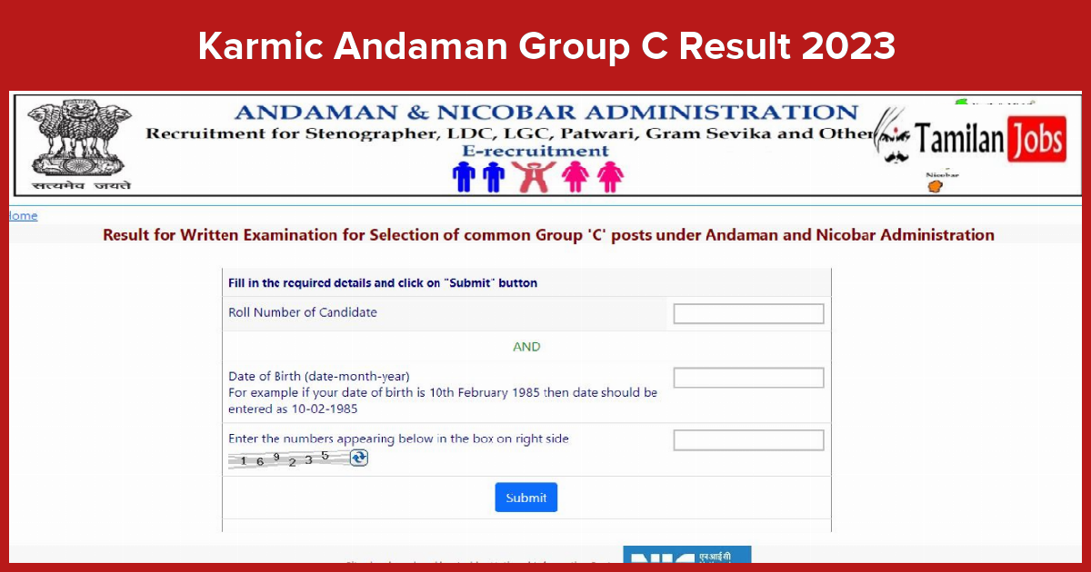 Karmic Andaman Group C Result 2023
