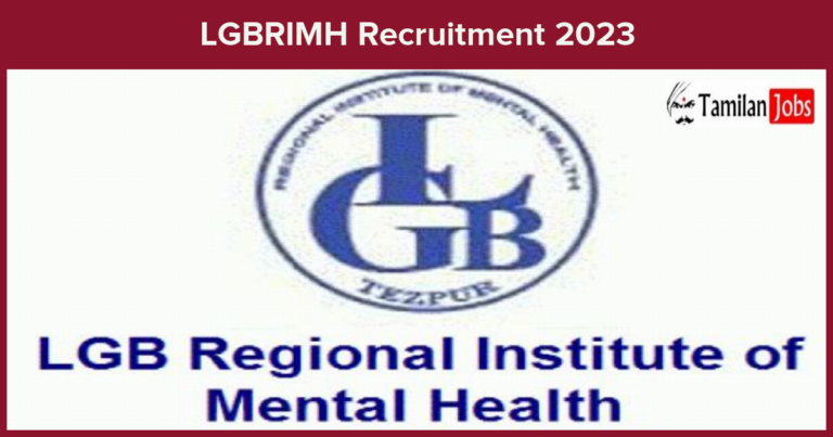 LGBRIMH-Recruitment-2023