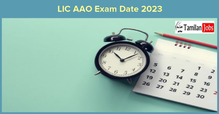 LIC AAO Exam Date 2023