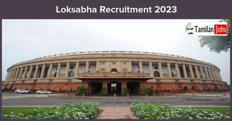 Loksabha-Recruitment-2023