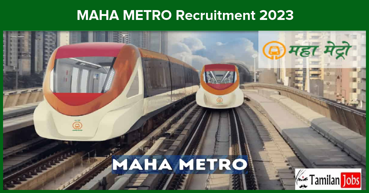 MAHA METRO Recruitment 2023