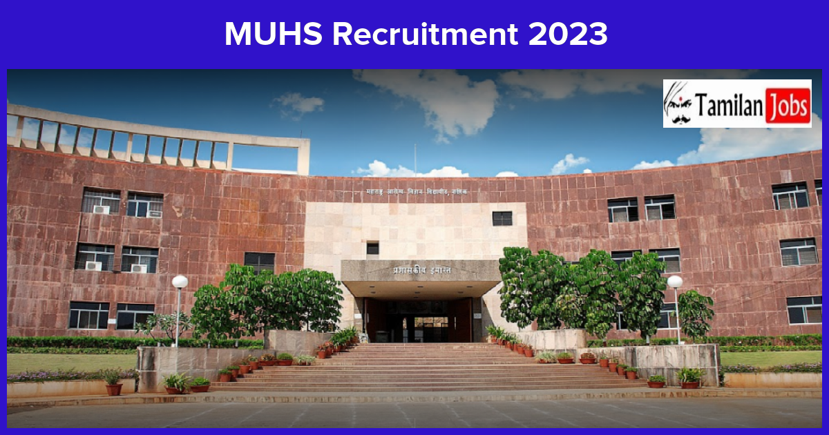 MUHS Recruitment 2023