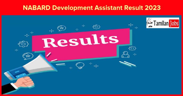 NABARD Development Assistant Result 2023