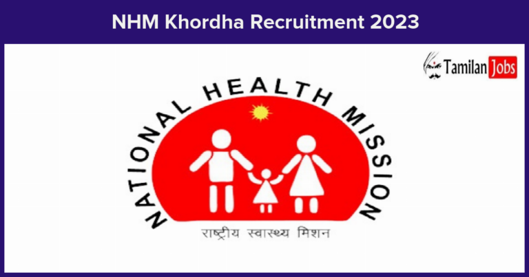 NHM-Khordha-Recruitment-2023