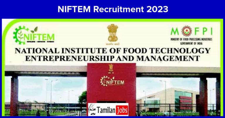 NIFTEM Recruitment 2023