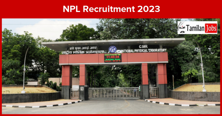 NPL Recruitment 2023