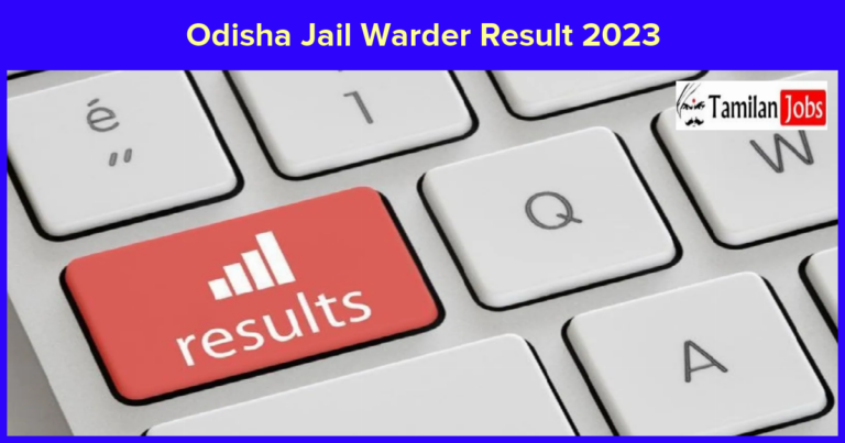 Odisha Jail Warder Result 2023