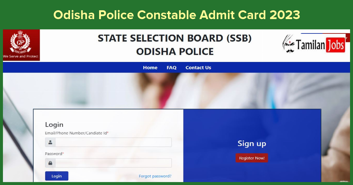 Odisha Police Constable Admit Card 2023