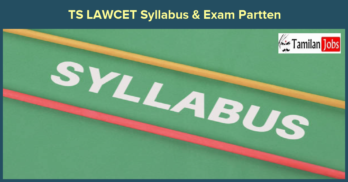 TS LAWCET Syllabus & Exam Partten