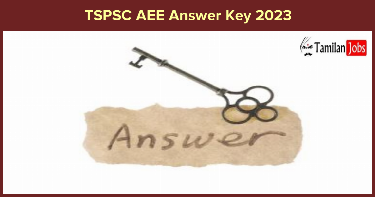 TSPSC AEE Answer Key 2023
