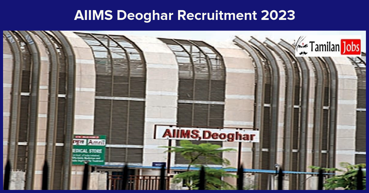 AIIMS-Deoghar-Recruitment-2023