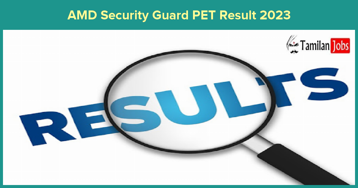 AMD Security Guard PET Result 2023