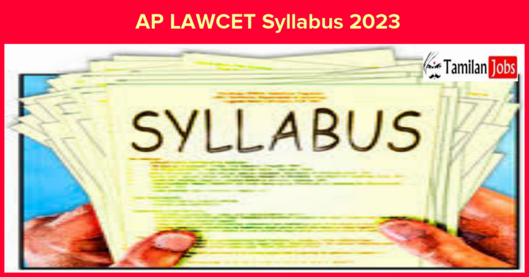 AP LAWCET Syllabus 2023