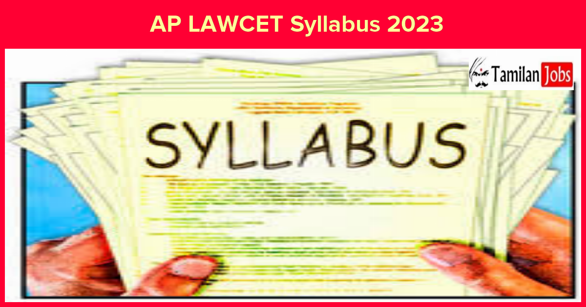  AP LAWCET Syllabus 2023