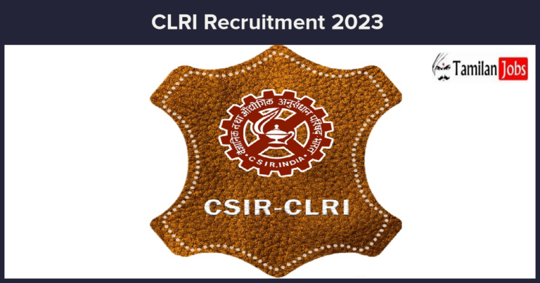 CLRI-Recruitment-2023