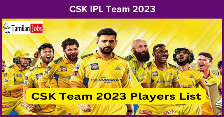 CSK IPL Team 2023