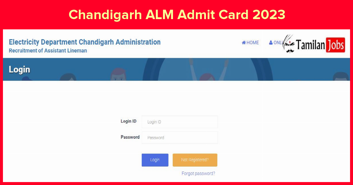 Chandigarh ALM Admit Card 2023