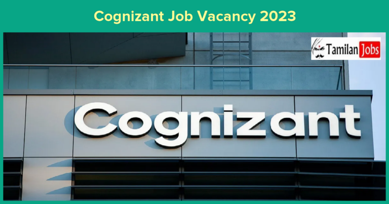 Cognizant Job Vacancy 2023
