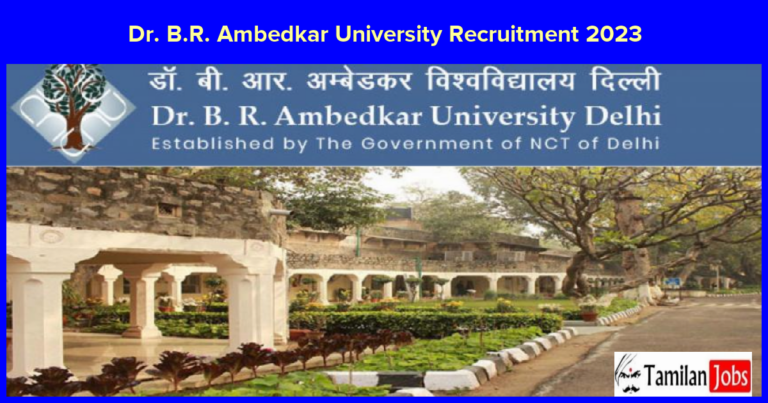 Dr. B.R. Ambedkar University Recruitment 2023