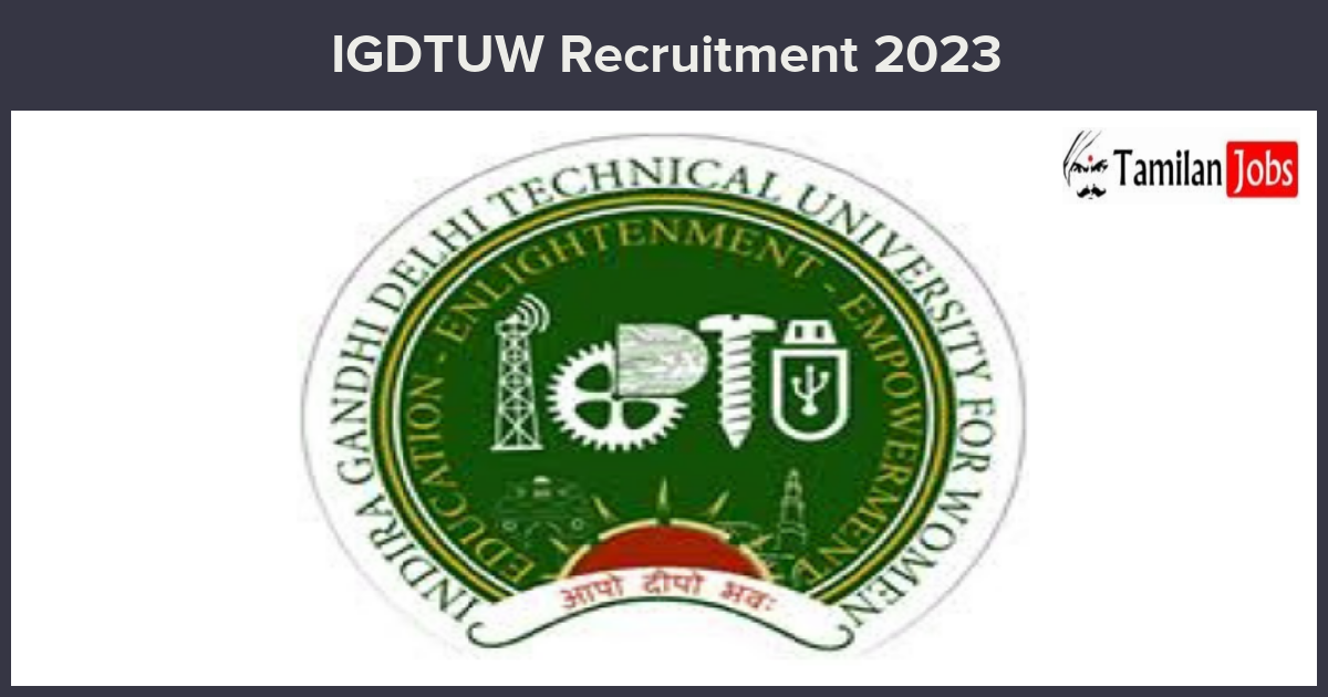 IGDTUW-Recruitment-2023