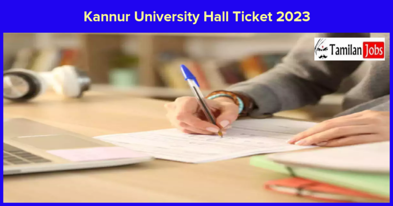 Kannur University Hall Ticket 2023