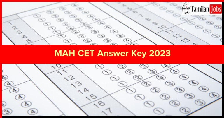 MAH CET Answer Key 2023