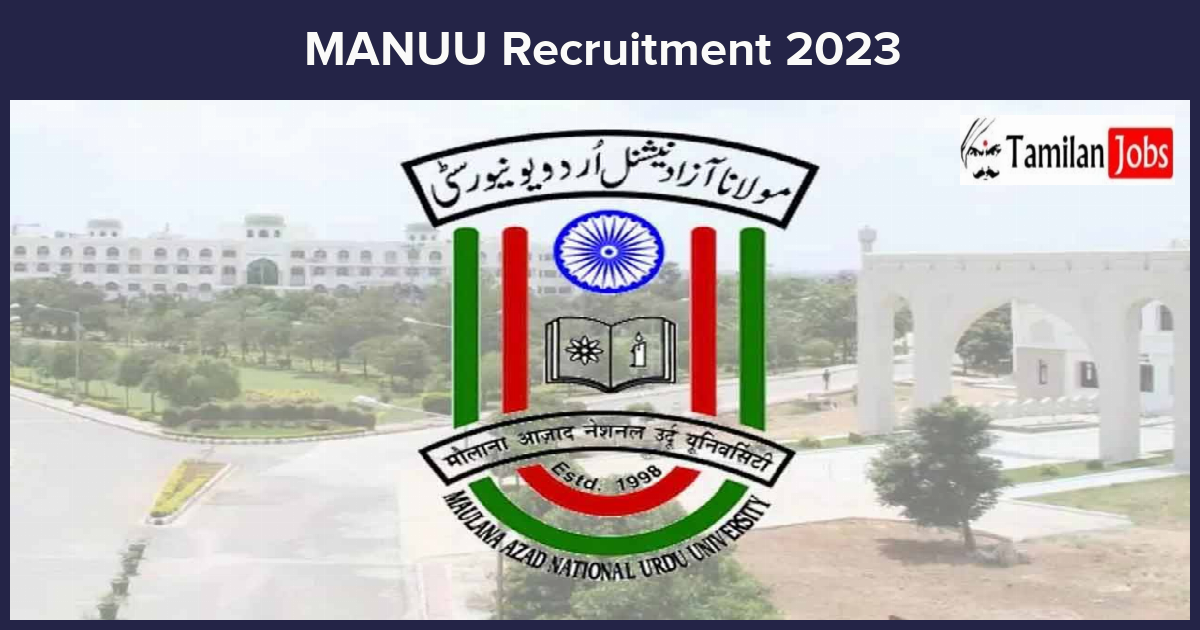 MANUU-Recruitment-2023