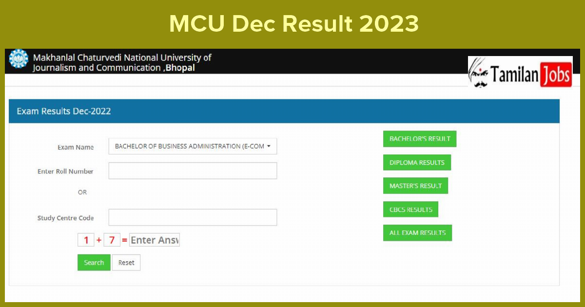MCU Dec Result 2023